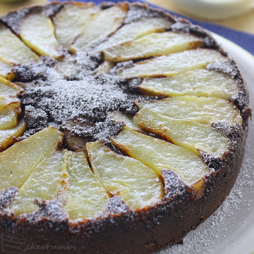 Cakecrumbs' Molten Chocolate and Pear Pudding