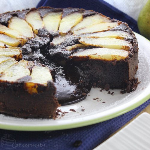 Cakecrumbs' Molten Chocolate and Pear Pudding