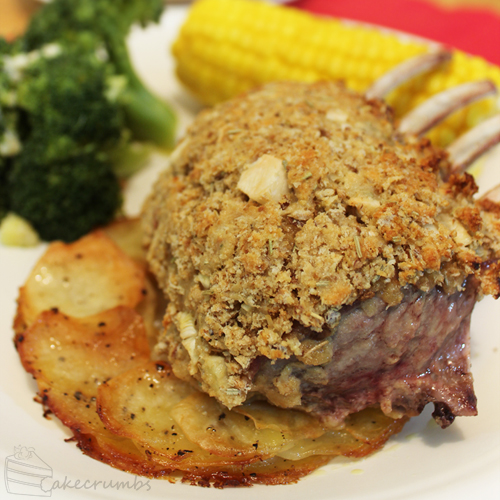 Cakecrumbs' Crusted Lamb Rack