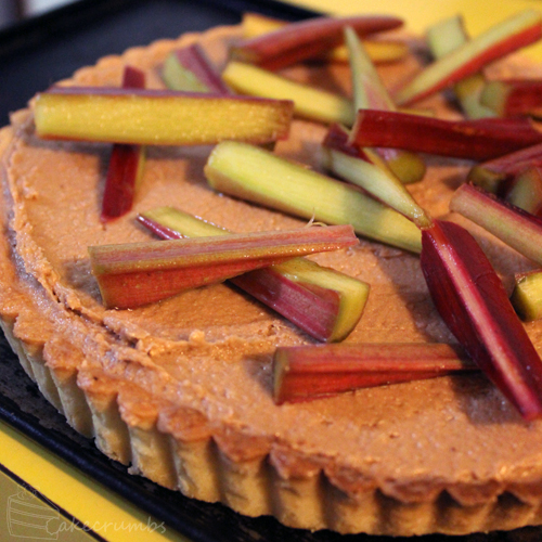 Cakcrumbs' Rhubarb and Nutella Tart