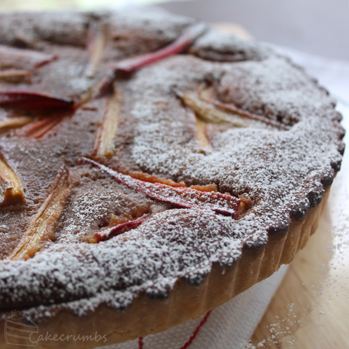 Cakcrumbs' Rhubarb and Nutella Tart
