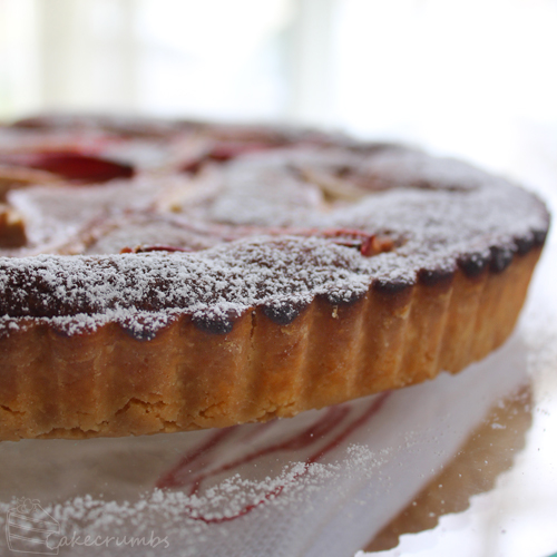 Cakcrumbs' Rhubarb and Nutella Tart