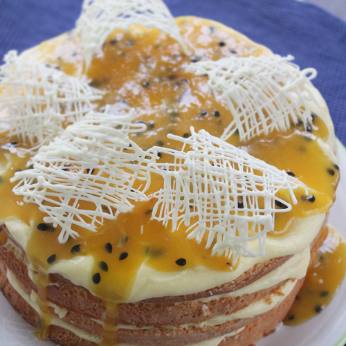 Cakecrumbs' Lemon and Passionfruit Sponge