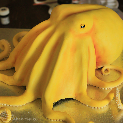 Cakecrumbs' Blue-ring Octopus Cake 05