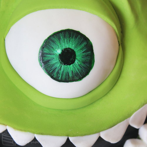 Cakecrumbs' Mike Wazowski Cake 02