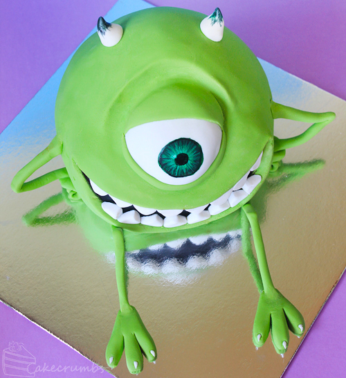 Cakecrumbs' Mike Wazowski Cake 03