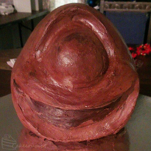 Cakecrumbs' Mike Wazowski Cake 05