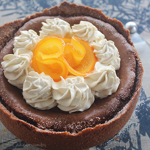 Cakecrumbs' Choc Orange Baked Cheesecake 08