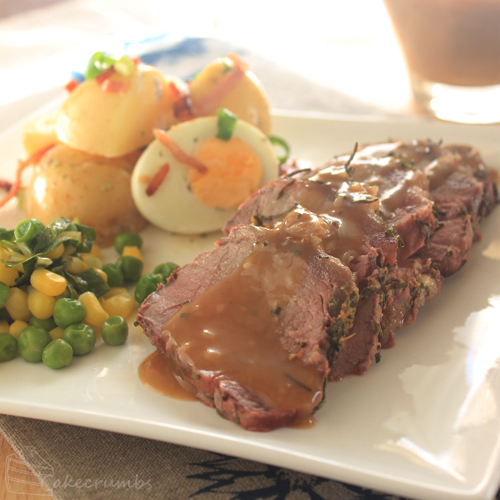 Cakecrumbs' Herb Crusted Beef Sirloin 06