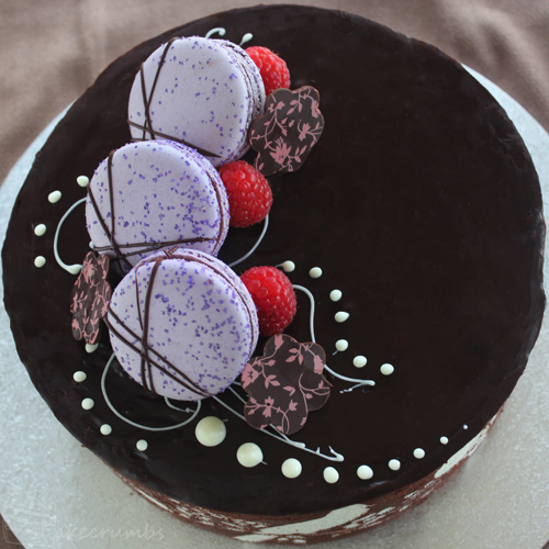 Cakecrumbs' Chocolate and Raspberry Mousse Joconde 11