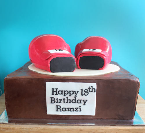 Cakecrumbs' Boxing Glove Cake 04