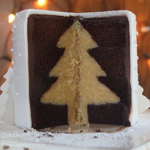 Cakecrumbs' White Christmas Tree Cakes 27